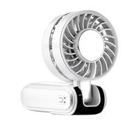 Genérico Ventilateur personnel - Portable Handheld - Handheld - Pliable - Numérique Mini - Pliable Petit Avec Batterie Rechargeable Et Moteur Haute Puissance | P
