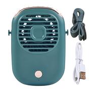 Generico Ventilateur personnel portable | Ventilateur de cou réglable avec cordon, gadget rafraîchissant rechargeable USB ventilateur de bureau pour maison bureau intérieur extérieur camping voyage