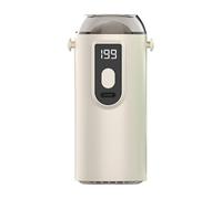 Generico Ventilateur portable avec clip | 5 vitesses avec écran LED - Ventilateur avec pince pour voiture, camping, extérieur, voyage, travail, navetterie, camping-car, van, voiture