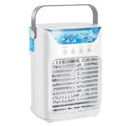 Genérico Ventilateur portable et climatiseur - Ventilateur personnel de brouillard à refroidissement rapide, refroidisseur portable silencieux à 3 vitesses pour bureau, chambre à coucher et extérieur