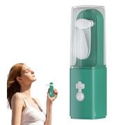Genérico Ventilateur portable rechargeable USB avec lampe torche pour intérieur, salle de classe, voiture, camping, bureau, voyage, plage et extérieur