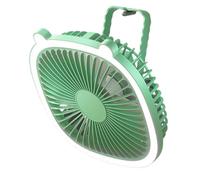 Genérico Ventilateur portable rechargeable - Ventilateur portable alimenté par batterie | Portable pour voyages rechargeables | De bureau portable silencieux avec lumière - Dispositif de