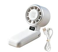 Generico Ventilateur Portable | Turbo De Refroidissement Ultra Silencieux 3600 MAh | Mini Portable De Bureau | Pour Voyages En Plein Air, Vacances, Camping, Exercices, Bureau, Travail, Chambre De