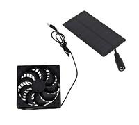 Generico Ventilateur solaire pour poulailler | Ventilateur pour abris 0,8 W Ventilation d'air - Ventilation pour intérieur Serre Étable de camping Poulailler