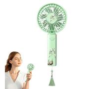Genérico Ventilateur USB portable, 3 vitesses, ventilateur personnel électrique avec batterie rechargeable, vitesses réglables, ventilateur pour maison, voyage et extérieur