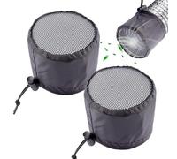 Genérico Ventilation Duct Dust Filter - Protective Air Intake Mesh Cover | Accessoire de ventilation flexible pour culture pour salle de bain, cuisine, buanderie, serre, RV, culture intérieure