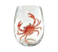 Generico Verre à vin pieuvre verres artistiques côtiers 2D de 420 ml | Gobelet avec animal marin pour glace, eau, lait, café, pendaison de crémaillère, fête à thème, maison et bureau