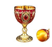 Genérico Verres à whisky | Flûte métallique avec strass - Verre à liqueur de 30 ml - Pour cocktail Tequila Vodka Brandy Boissons Saké Cuisine Bar Fête Vacances Mariage Anniversaire