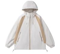 Genérico Veste imperméable pour homme Équitation militaire Veste fonctionnelle imperméable pour course à pied Ensemble de pluie légère imperméable Vestes de voyage avec poches et capuche