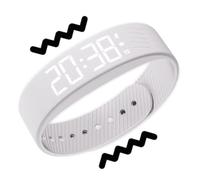 Generico Vibrating Alarm Clock Watch | Réglable Wristband Silent Alarm Waterproof LED Display Digital Smart Wrist Clock Heavy Sleeper Up Reminder Wearable Device | Adults Teens Office Bedroom Sleep