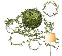 Genérico Vigne à Feuilles artificielles : Guirlande Verte, Feuilles imperméables, matériau, Flexible et Polyvalent | Scène de décoration d'intérieur Ferme Salle de Classe Maison fête