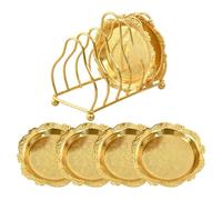 Generico Vintage Serving Trays For Party Homeowners Home | Stainless Steel Drink Dish | Metal Decorative Tray | Dining Table Bar Office Buffet Entertainers Dinner Party Wedding Afternoon Tea Home