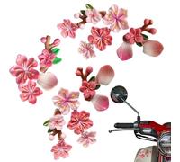 Genérico Vinyles fenêtre de voiture - Décoration pare-chocs automobile, set d'autocollants floraux pour voiture, camion, fenêtre, rétroviseur, hayon, camping-car, fourgonnette, intérieur et extérieur