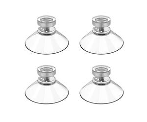 Genérico Vis à vis, ventouses transparentes solides M4, ventouses de 40 mm de diamètre, étagère de cuisine pour salle de bain, accessoires en verre mural de bureau pour fixer les meubles