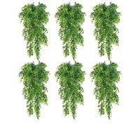 Generico Vis artificielles | 6 pièces pour décoration de pelouse esthétique réaliste, virole artificielle, pour chambre, extérieur, intérieur, mur, clôture de confidentialité, filles adolescentes