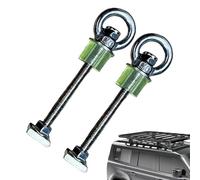 Genérico Vis pour rail en T | Accessoires de boulons pour rails de porte-bagages, filetage anti-vol - pour vélo, kayak, SUV, camping-car, snowboard et voyage