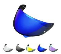 Generico Visière compatible avec le casque HJC C10 prête pour pinlock hj-34p (Bleu)