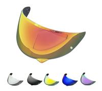 Generico Visière compatible casque HJC C10 prête pour pinlock hj-34p (Rouge)