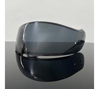 Generico Visière de casque, 3 Visière pour Ca-sco pour Shoei 3 Visière pour Ca-sco moto lunettes plaqué argent rouge Lentille de rechange (Deep Smoke)