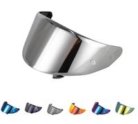 Generico Visière pour casque Suomy Stellar Speedstar Track-1 TX-Pro (Argent)