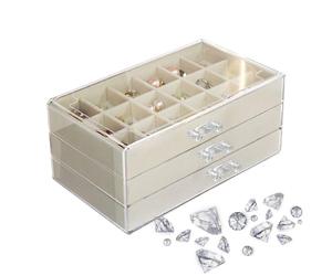 Generico Vitrine pour Cristaux | Teca pour fossiles, Organisateur 54 Compartiments pour Pierres précieuses Coquillages Anniversaires Souvenirs de Remise des diplômes de Noël