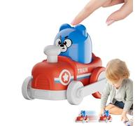 Genérico Voiture de recul - Serrage et va Jeux éducatifs de recul Jouets de Camion Animal animé - pour, Chambre, Maison, Voyage, Salle de Classe, préscolaire, fête, Anniversaire, Noël