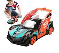 Generico Voiture jouet convertible - capteur évite les obstacles avec | voiture jouet de course transformable pour garçons, chambre des jeux, séjour, fête nuit en famille