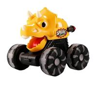 Genérico Voitures de dinosaures pour , figurine voiture jouet avec lumière, camion de dinosaure actionné par pression avec lumière, pour garçons et filles, anniversaire, Noël, fête des