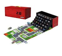 Genérico Voitures miniatures pour | Figurines de véhicules interactives avec organisateur de rangement, voitures de recul pour , filles, fils et filles