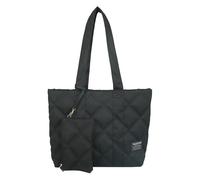 Generico Voyage - Dossier léger, portefeuille compact, structure en matériau durable, design à compartiments multiples à longue queue | pour femme maman, enseignan, Noir, riferimento alla