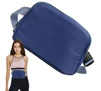Generico Waist Bag | Hiking Waist Packs | Waist Bag For Women And Men, Sports Waist Bag With Waterproof Features, 8.27x1.77x5.91 Inches Compact Waist Bag For Jogging & Travel, 4 Colors, Bleu marine,