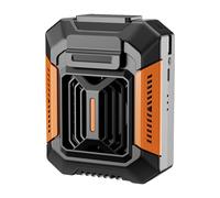 Generico Waist Fan with Light | USB Charging Cooling Portable fosr Wadist - Strong Wind Low Noise Ffan witgh Long Working Time Versatile for Farming, Climbing, Gardening