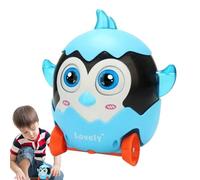 Generico Walking Electric Interactive Animated Toy - ABS 12,5 x 10 x 12,5 cm | Cartoon Musical Light Up Dancing Egg Toy, Walking Ţoy | Ideal For, Girls, Family Fun, Friends, Indoor Play