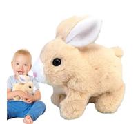 Generico Walking Rabbit Toy - Interactive Resin Bunny Lovers Figurine | Cute Squeaky Educational Motion Toy Ornament For Home Classroom Vehicle Outdoor Activity Application Scénario