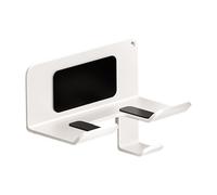 Generico Wall Mounted Hairdryer Holder, Hair Tool Storage Hanger, Compact Organizer with Sturdy Design for Bathroom Home Bedroom Salon Apartment Hotel Gym Locker Room Dorm Convenience