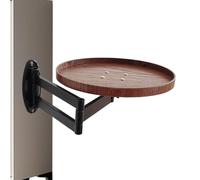 Genérico Wall Mounted Table, Fold Down Table, Rotating Mechanism with Retractable Feature, Floating Bedside Stand, Compact Workstation with Design, Study Accessory for Home Room