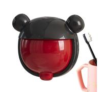Generico Wall-Mounted Toothbrush Holder - 2,52 x 2,28 x 1,77 in Toothbrush Holders for Bathrooms | Cute Cartoon Wall Toothbrushes Holder with Cover | Bathroom Accessory for Dorm Family Rv Modern Home