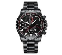 Generico Watches étanches - 43,5 mm en acier inoxydable pour hommes, montre Big Face | White Steel Luminous Timing Tool, Waterproof Clock for Business Leisure, multicolore, B, Se référer à la