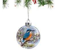 Generico Weihnachtskugeln - 3D Durchsichtige Künstliche Heimdekoration, Kolibri Anhänger | für Thanksgiving Feiertag Geburtstag Winter Büros Wohnzimmer Schlafzimmer Auto Wohnheim Accessoires