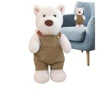 Generico West Highland Plush, Kids Animal Stuffed Toy, Dog Plush Toy, Throw Pillow Dog, 11,8 pouces Stuffed Animal, Stuffed Toy for Boys, Stuffed Toy for Girls, West Highland Toy, Cute Dog Plush,
