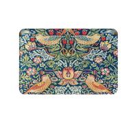 Genérico William Morris1 Tapis de salle de bain antidérapant lavable Motif floral fraises 50 x 76 cm