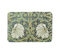 Genérico William Morris2 Tapis de salle de bain antidérapant lavable Motif floral fraises 50 x 76 cm
