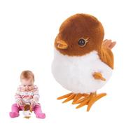 Generico Wind Up Bird - Bird Plush Toy | pour Wind Up Cartoon Animal | Les oiseaux luxueux simulés finissent les perroquets pour le cadeau de Pâques | Terminer par sauter un moineau, apprendre les