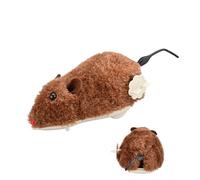 Generico Wind Up Plush Mouses - Gat Plush Mouses Hunting Jouet | Finir les souris en peluche d'intérieur Faux souris pour jouet, souris réalistes avec montre, faux jouet pour horloge Mouses