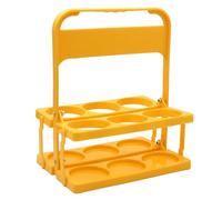 Generico Wine Bottle Carrier - 1pc Reusable Milk Bottle Organizer Stand, ABS Foldable Beer Bottles Storage Stand, Folding Wine Bottles Holder With Handle For Milk, Juice, Coffee, Beer