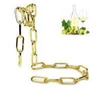 Genérico Wine Rack - Iron Suspending Iron Chain Holder, Creative Design | Countertop Free-Stand, Storage Holder, Creative Bottle Novelty Gift For Kitchen Home Table Decor
