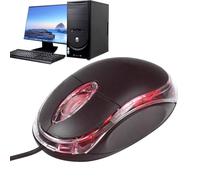Generico Wired Game Capteur optique haute précision, rétroéclairage LED | Design ergonomique avec boutons programmables, paramètres DPI réglables, connexion filaire USB durable pour PC