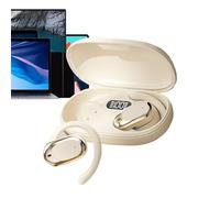 Genérico Wireless Over Ear | Earhooks Adjustable Cordless | Noise Canceling Earphones, Water Resistant Workout For Runn Provides A Secure Fit For Active Lifing Cycling Traveling