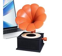 Genérico Wireless Speakers, Vintage Gramophone Design, Portable Stereo Music Player, 3 Modes Light Feature with Speaker for Outdoor, Bedroom, Home Entertainment, 4,72 x 7,87 pouces
