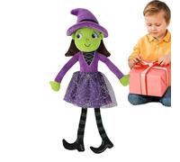Generico Witch Doll - Plush Baby Witch Toy, Ornement En Peluche Doux Pour La Peau | Figure De Charmant Avec Atmosphère Pour La Configuration Du Salon, L'étagère 'uffi